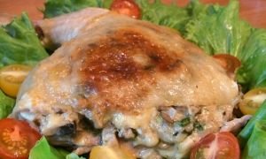 Шейка гуся (индейки) фаршированная