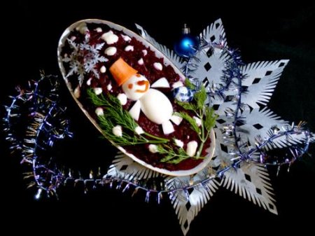 Сельдь под «шубой», классическая