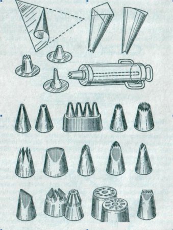 Корнет для украшения тортов