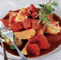 Овощной гуляш с тыквой без мяса