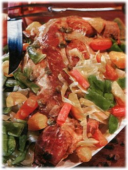 Баранина с овощами (Англия)