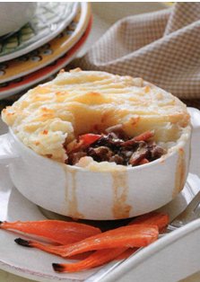 РАГУ С ГРИБАМИ ПОД КАРТОФЕЛЬНОЙ КРЫШЕЧКОЙ