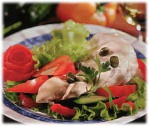 Салат с курицей "Гомо"