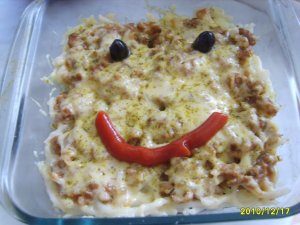 Увеличить Запеканка "Макароны по-флотски"