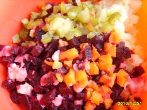 Увеличить Винегрет с огурцами