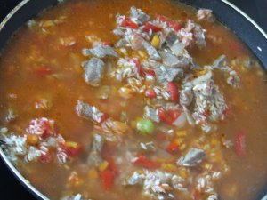 Увеличить Рис с мясом и овощами