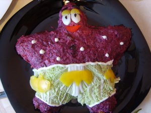 Увеличить Салат со свеклой, морковкой и сыром