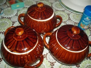 Увеличить Овощи и грибы в горшочках