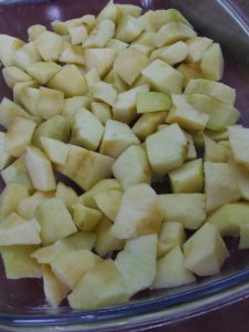 Шарлотка с яблоками