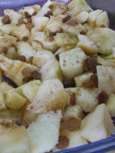 Шарлотка с яблоками