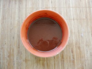 Брауни с изюмом и печеньем