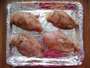 Увеличить Запеченные куриные грудки с сыром