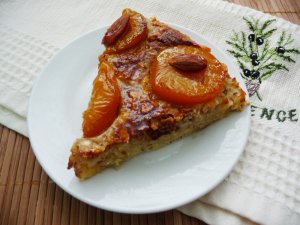 Увеличить Миндальный пирог с абрикосами