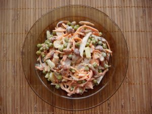 Увеличить Салат из корейской моркови с опятами