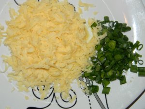 Увеличить Слоеный пирог с ветчиной и яйцами