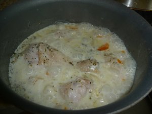 Увеличить Куриные ножки в сметанном соусе