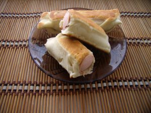 Увеличить Сосиски в  тесте