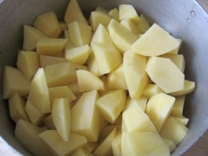 Увеличить Тушенный картофель с печенью