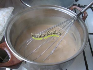 Увеличить Ванильно - шоколадный  пудинг