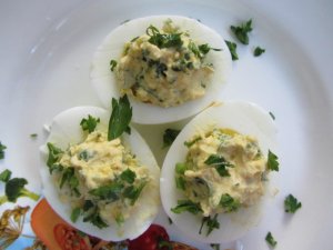 Увеличить Сырная закуска с яйцом