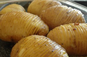 Картофель запеченный Гармошка
